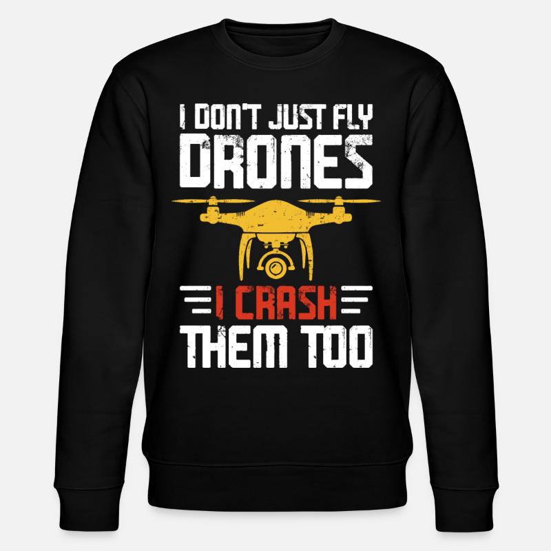 Drone - Sweat bio CHANGER Stanley/Stella Unisexe - noir