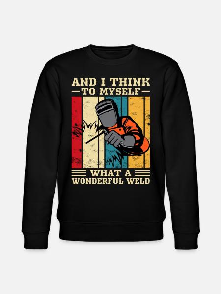 Welding Welder - Stanley/Stella CHANGER Unisex Organic Sweatshirt - black