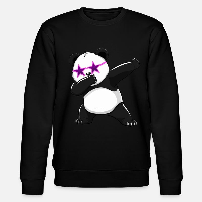 Panda Panda Ours DrĂ´le - Sweat bio CHANGER Stanley/Stella Unisexe - noir