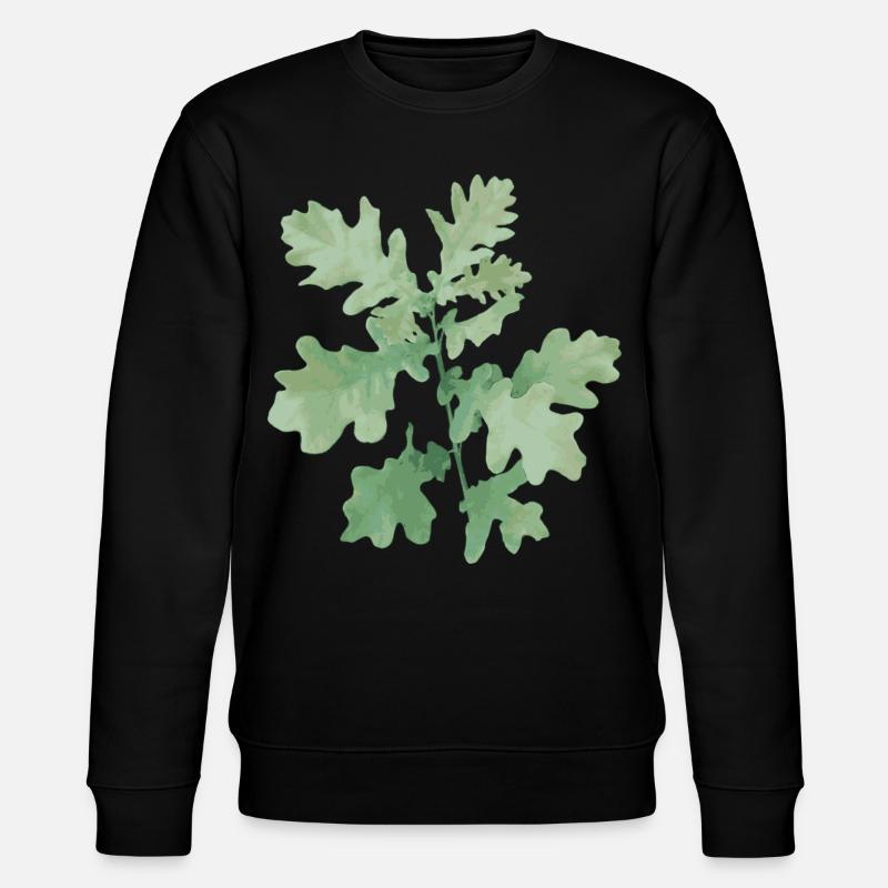 Bright Oak - Light Oak - Stanley/Stella CHANGER Unisex Organic Sweatshirt - black
