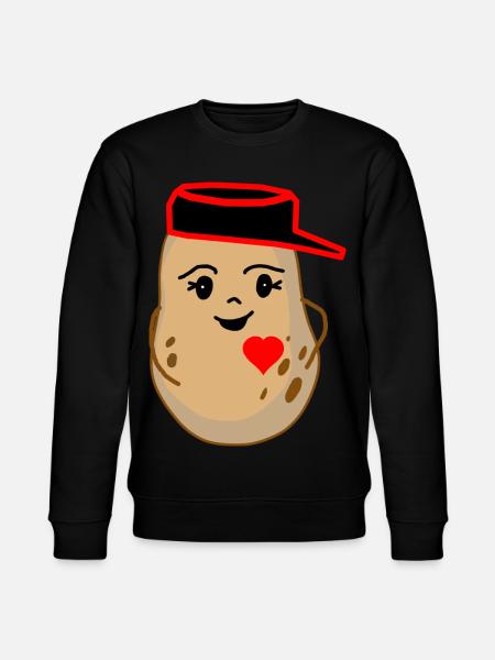 Hearty Potato Potato Vegetable Fantasy - Stanley/Stella CHANGER Unisex Organic Sweatshirt - black