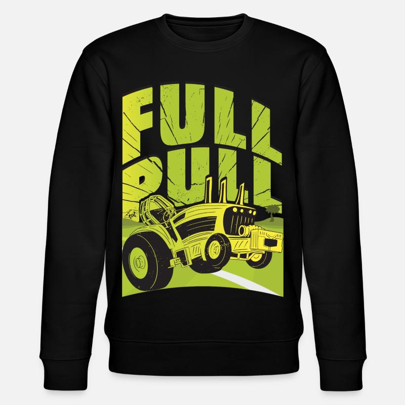 Tractor Pulling - Stanley/Stella CHANGER Unisex Organic Sweatshirt - black