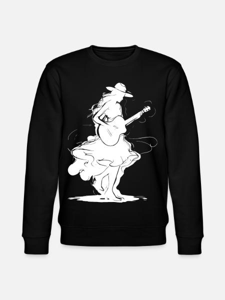 Fille de guitare - Sweat bio CHANGER Stanley/Stella Unisexe - noir