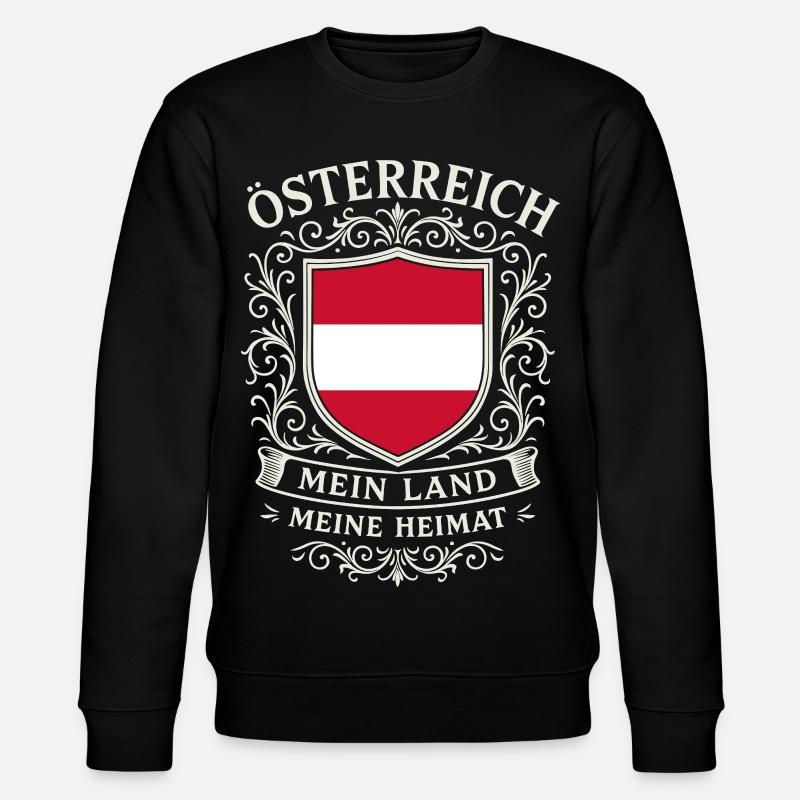 Autriche - Mon pays - Ma maison - Sweat bio CHANGER Stanley/Stella Unisexe - noir