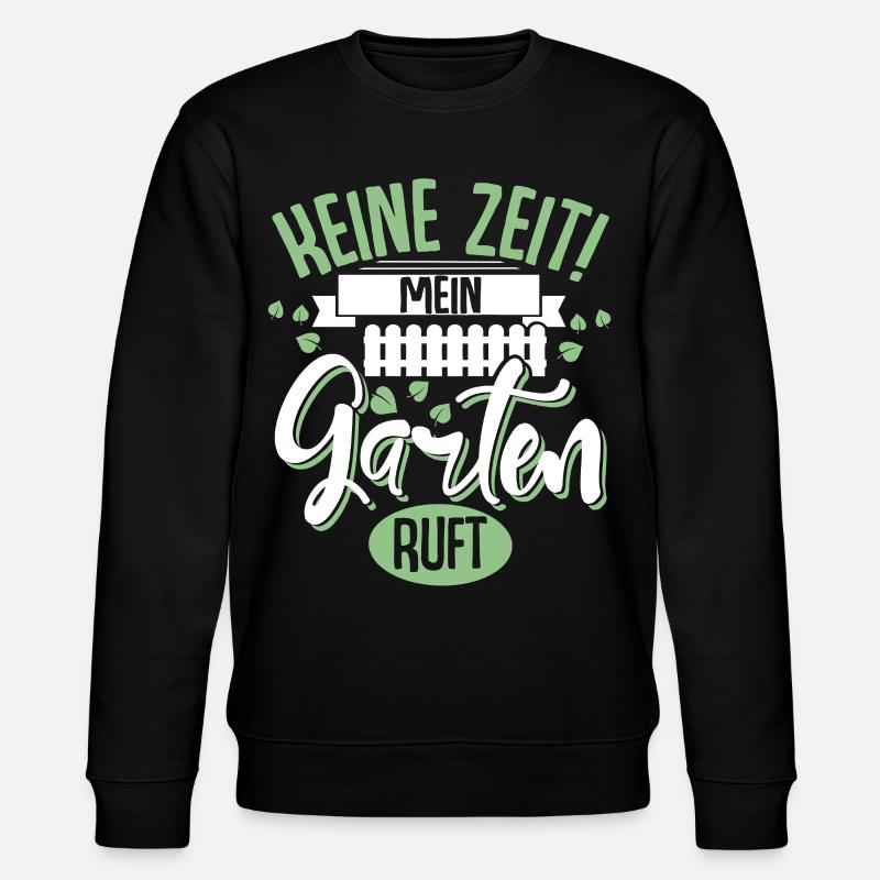 Garten Schrebergarten - Stanley/Stella Unisex Bio-Sweatshirt CHANGER  - Schwarz