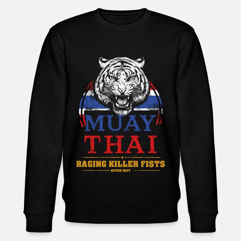 Muay Thai du tigre - Sweat bio CHANGER Stanley/Stella Unisexe - noir