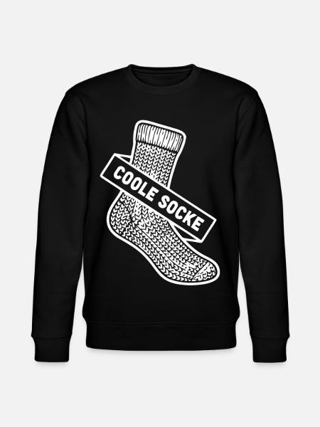 Coole Socke Banner - Stanley/Stella Unisex Bio-Sweatshirt CHANGER  - Schwarz