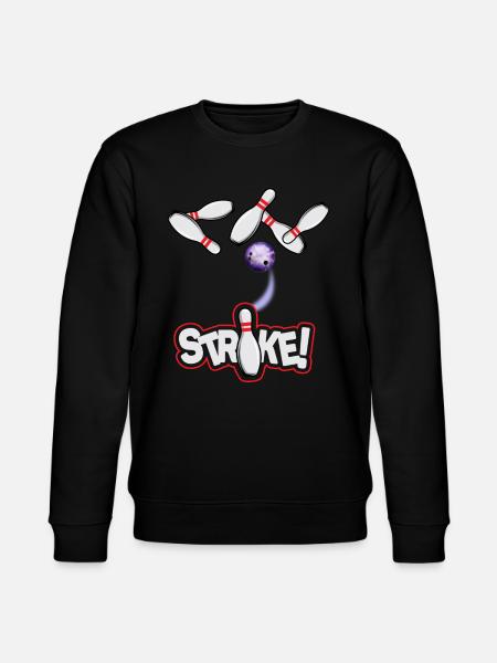 Bowling Strike - Stanley/Stella CHANGER Unisex Organic Sweatshirt - black