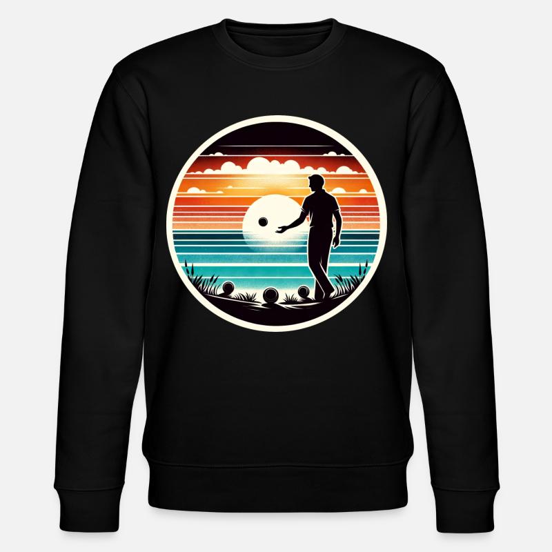 Boule Petanque - Stanley/Stella CHANGER Unisex Organic Sweatshirt - black