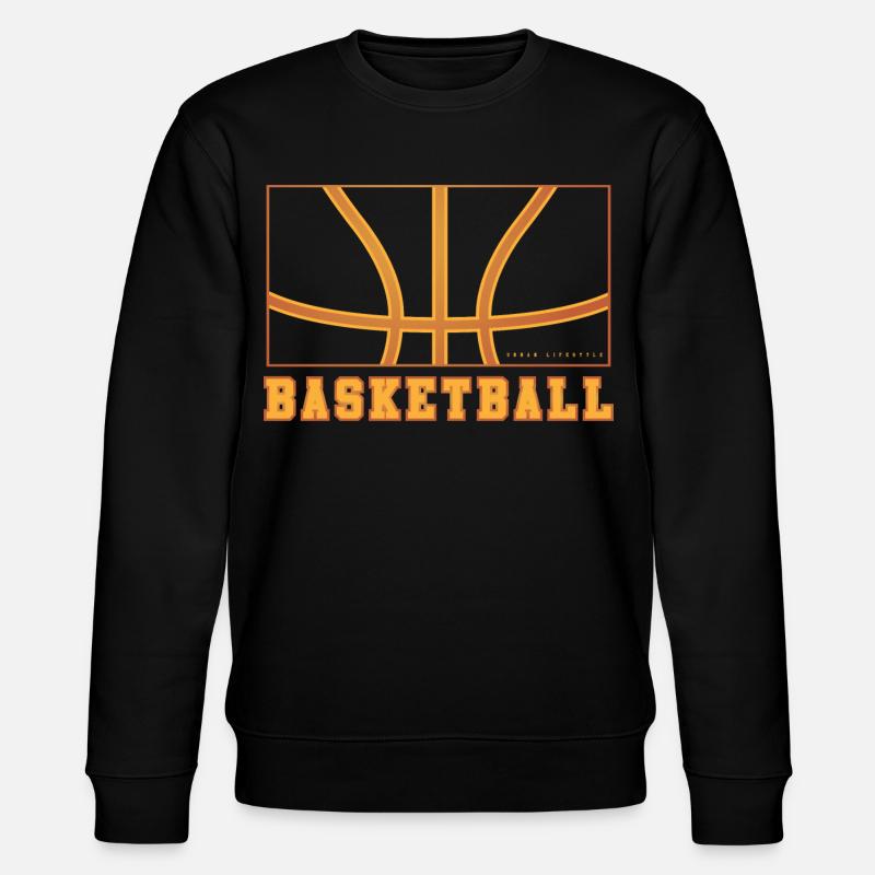 Basket-ball Basketteurs Joueurs - Sweat bio CHANGER Stanley/Stella Unisexe - noir
