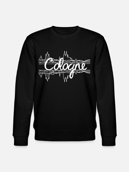 Cologne Skyline - White - Stanley/Stella CHANGER Unisex Organic Sweatshirt - black