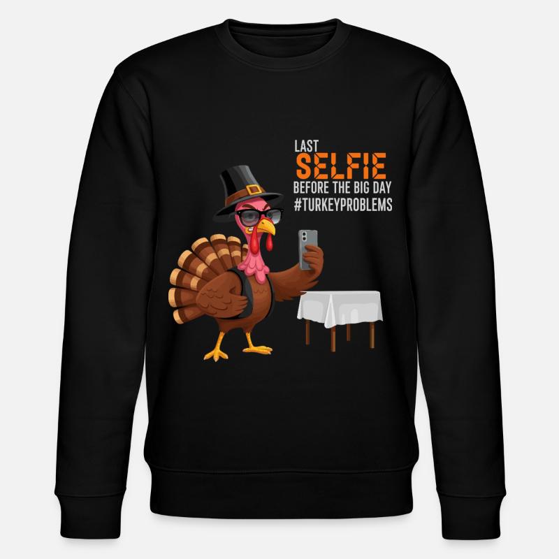 Turkey Problems - Stanley/Stella Unisex Bio-Sweatshirt CHANGER  - Schwarz