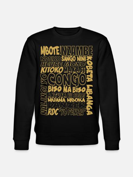 KONGO KONGO - Stanley/Stella Unisex Bio-Sweatshirt CHANGER - Schwarz
