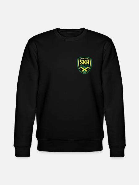 Jamaica Ska Coat of Arms 2 - Stanley/Stella CHANGER Unisex Organic Sweatshirt - black