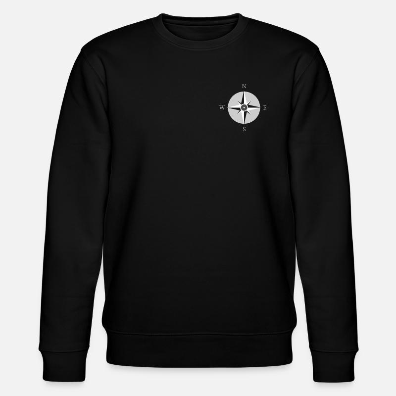 Compass - Stanley/Stella CHANGER Unisex Organic Sweatshirt - black