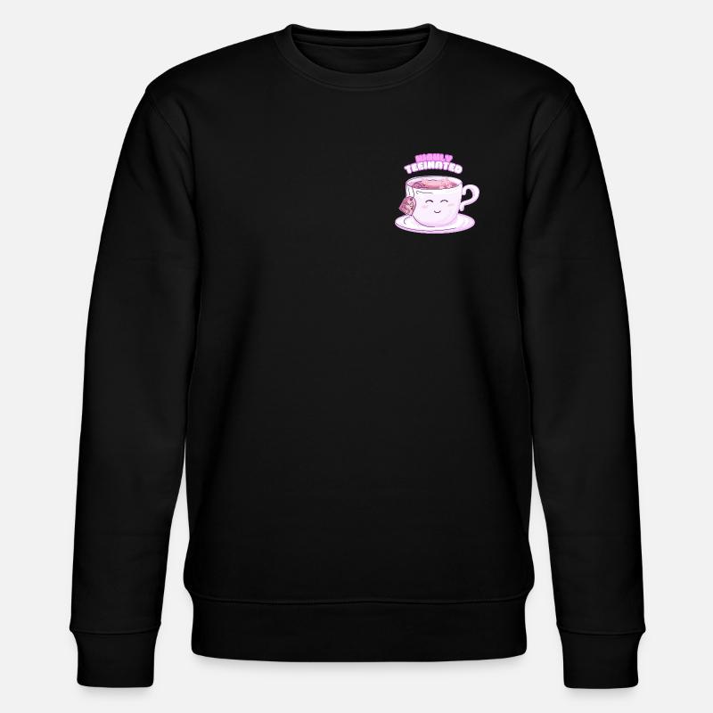 Highly Teeinated – Lustiges Tee-Shirt mit lächelnd - Stanley/Stella Unisex Bio-Sweatshirt CHANGER - Schwarz