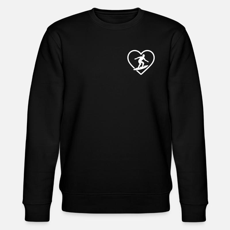 Surf Cœur - Sweat bio CHANGER Stanley/Stella Unisexe - noir