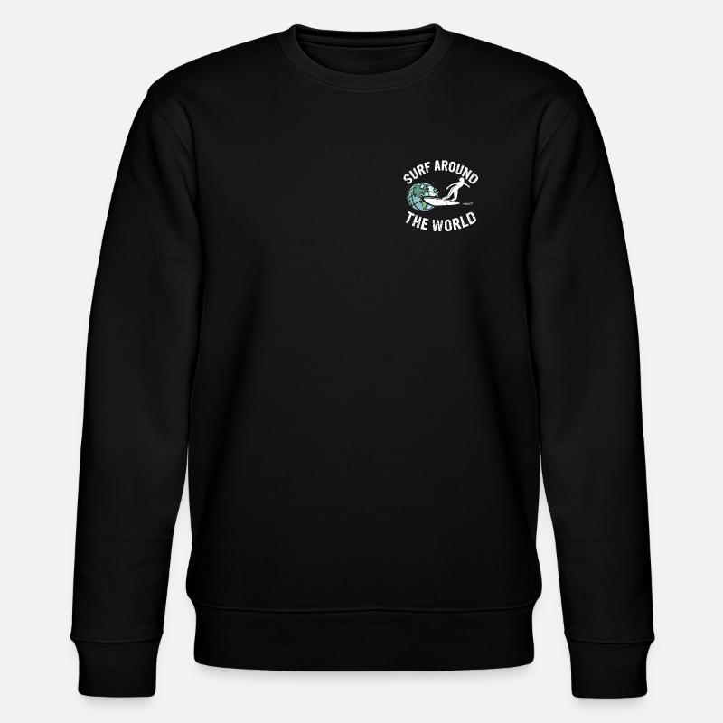 SURF autour du monde - Sweat bio CHANGER Stanley/Stella Unisexe - noir