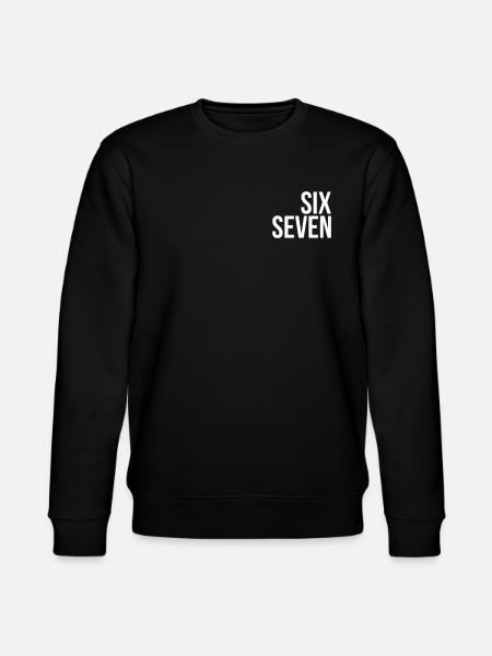 67 "six seven" text - Stanley/Stella Unisex Bio-Sweatshirt CHANGER - Schwarz