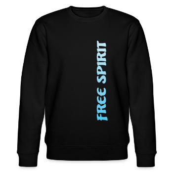 Free Spirit - Stanley/Stella Unisex Bio-Sweatshirt CHANGER  - Schwarz - Vorne - Nik (191cm) & Marisol (170cm)