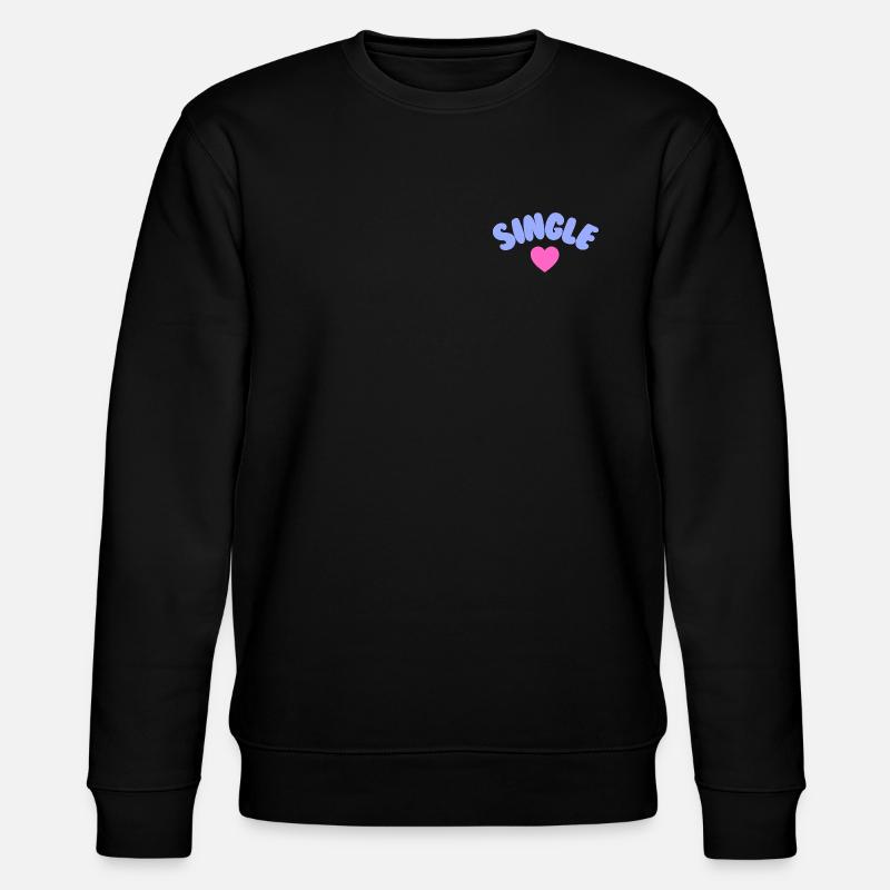 Single Selflove  - Stanley/Stella Unisex Bio-Sweatshirt CHANGER  - Schwarz