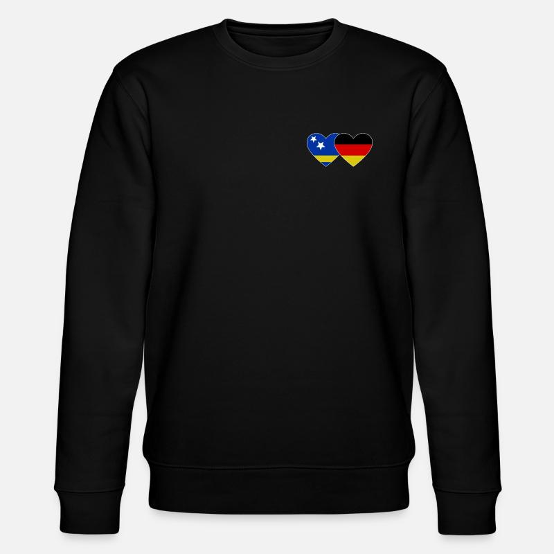 Drapeau de Curaçao Allemagne - Sweat bio CHANGER Stanley/Stella Unisexe - noir