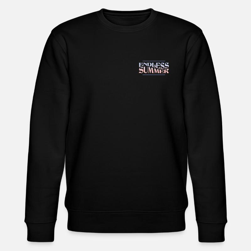 Endless Summer – Retro Sommer-Vibes - Stanley/Stella Unisex Bio-Sweatshirt CHANGER  - Schwarz