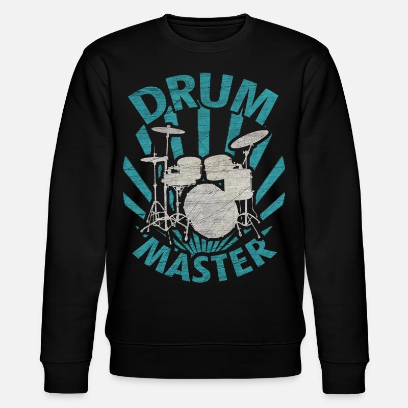 Drums - Stanley/Stella CHANGER Unisex Organic Sweatshirt - black