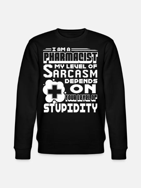 Pharmacist Pharmacist Level - Stanley/Stella CHANGER Unisex Organic Sweatshirt - black