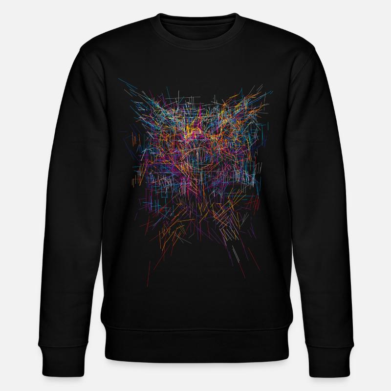 Sci-Fi Horror Design - Stanley/Stella Unisex Bio-Sweatshirt CHANGER  - Schwarz