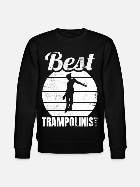 Drôle de pull trampoline - Sweat bio CHANGER Stanley/Stella Unisexe - noir