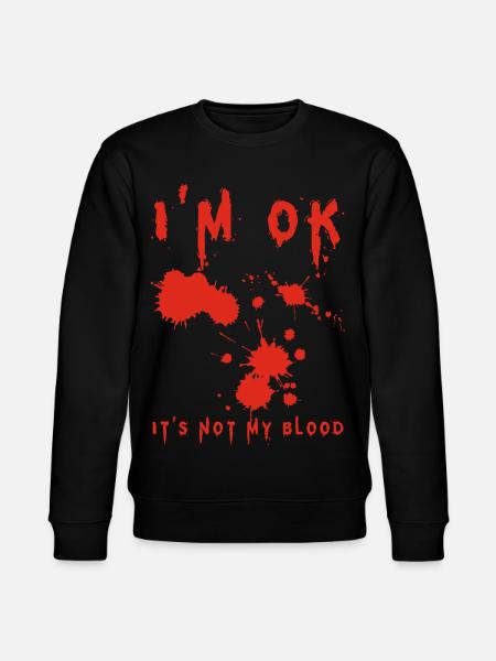 I'm Fine (Englisch) - Stanley/Stella Unisex Bio-Sweatshirt CHANGER  - Schwarz
