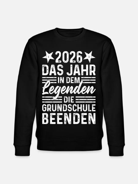 2026 Year Legends End Primary School - Stanley/Stella CHANGER Unisex Organic Sweatshirt - black