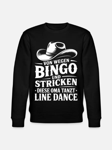 Oma Line Dance - Stanley/Stella Unisex Bio-Sweatshirt CHANGER - Schwarz