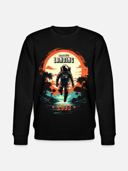 Astronaut T-Shirt 18th Birthday 2008 - Stanley/Stella CHANGER Unisex Organic Sweatshirt - black