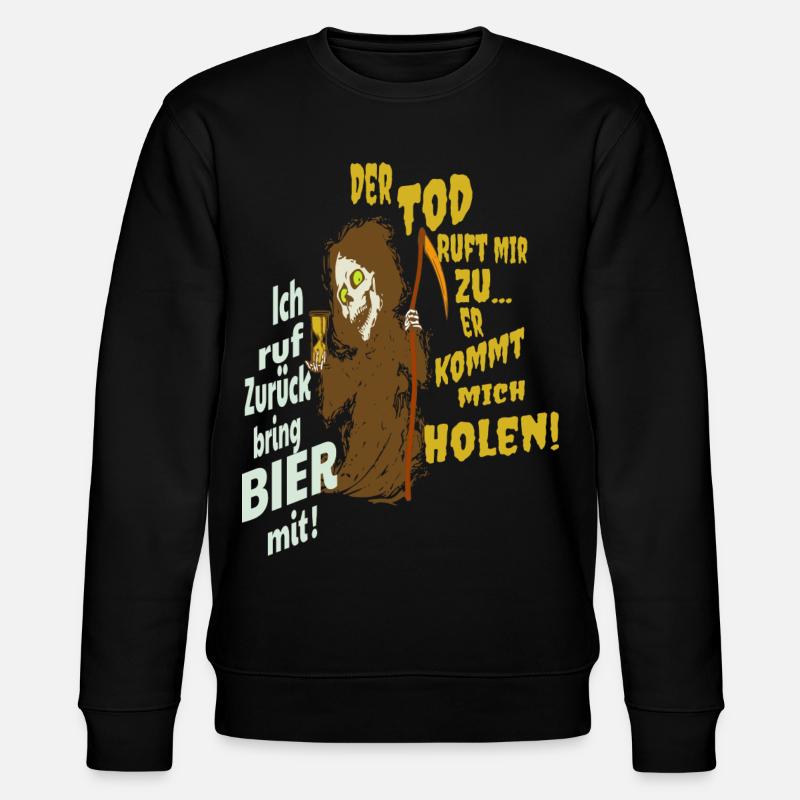 Grim reaper drôle - Sweat bio CHANGER Stanley/Stella Unisexe - noir