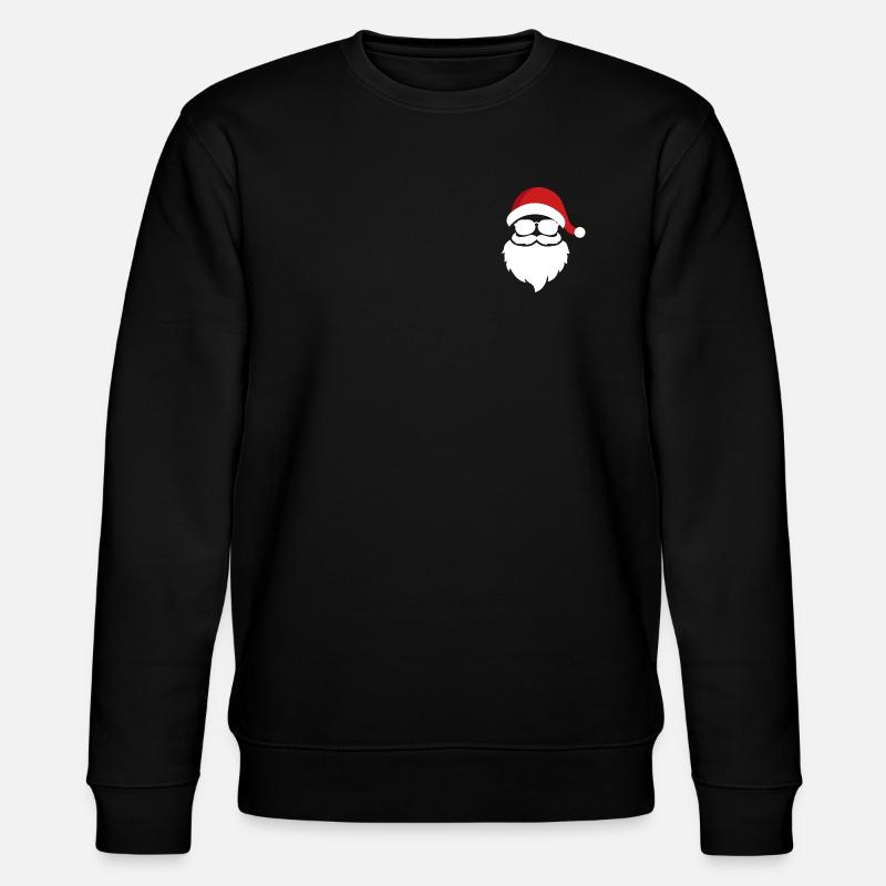COOL SANTA - Stanley/Stella Unisex Bio-Sweatshirt CHANGER  - Schwarz