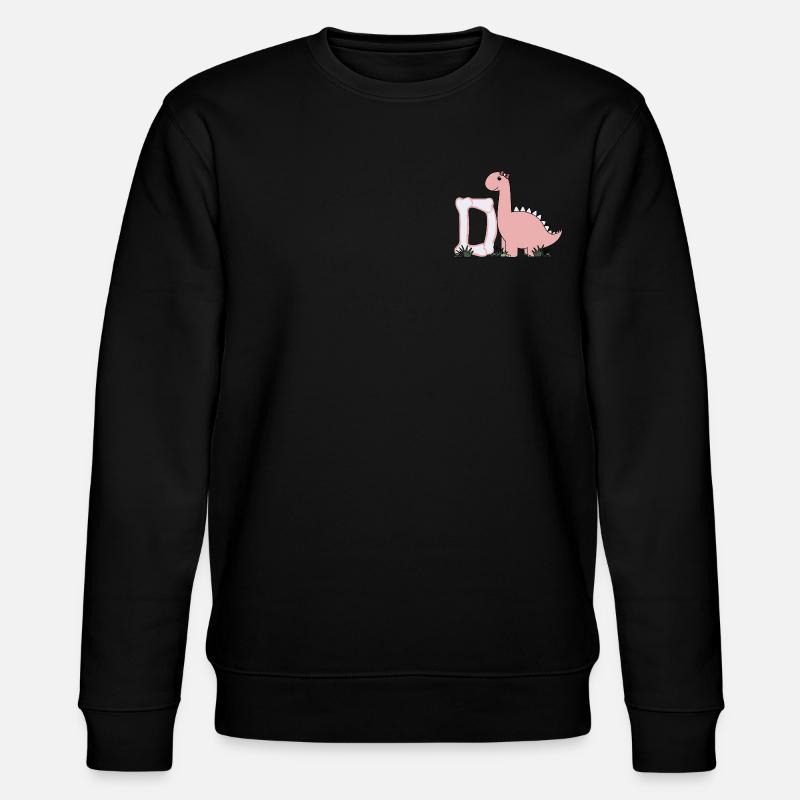 Buchstabe D - Stanley/Stella Unisex Bio-Sweatshirt CHANGER  - Schwarz