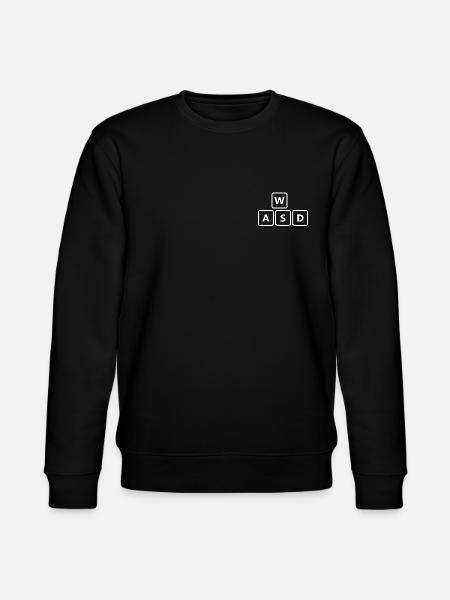 WASD - Stanley/Stella CHANGER Unisex Organic Sweatshirt - black