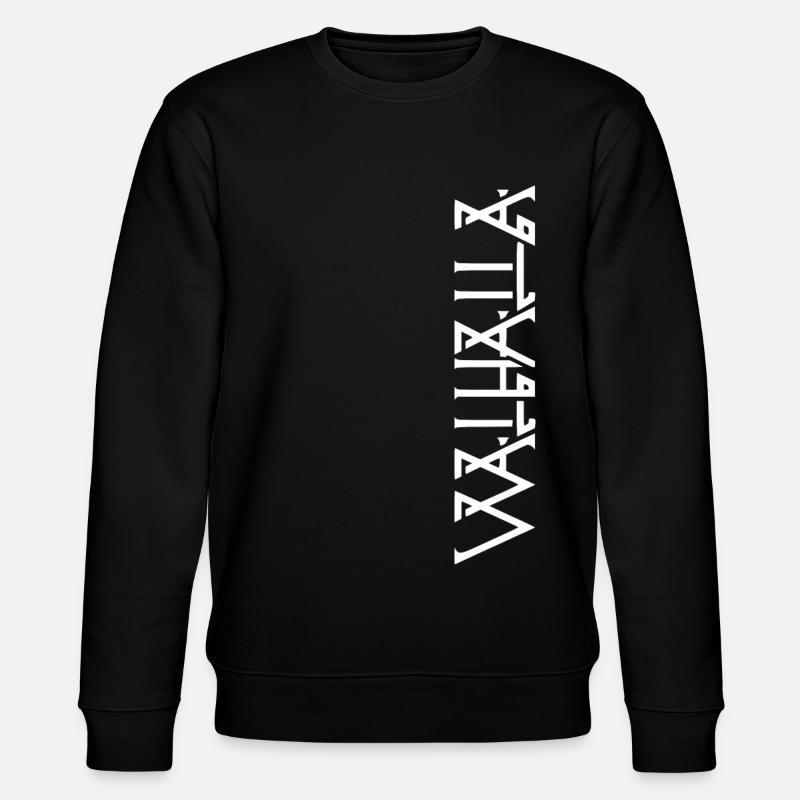 Wotansknoten Thors Hammer Wikinger Vikings German - Stanley/Stella Unisex Bio-Sweatshirt CHANGER  - Schwarz