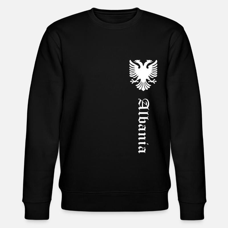 Albania - Stanley/Stella Unisex Bio-Sweatshirt CHANGER - Schwarz