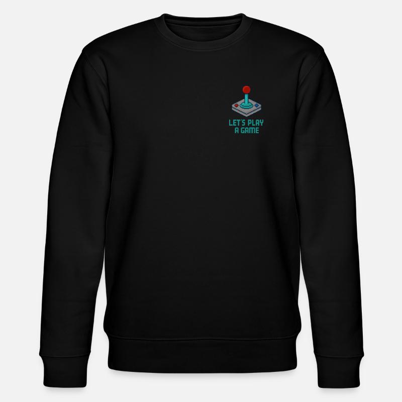 Jeu Pixel Art Retro Arcade - Sweat bio CHANGER Stanley/Stella Unisexe - noir