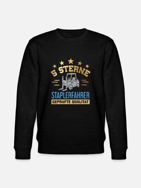 Stapler / Staplerfahrer - Stanley/Stella Unisex Bio-Sweatshirt CHANGER  - Schwarz