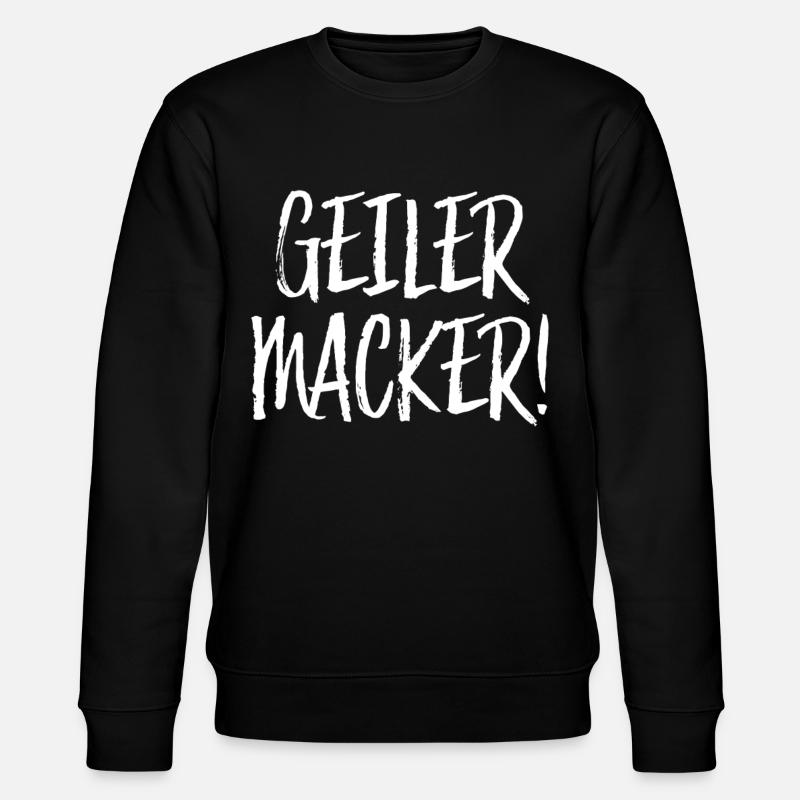 Geiler Macker - Stanley/Stella CHANGER Unisex Organic Sweatshirt - black
