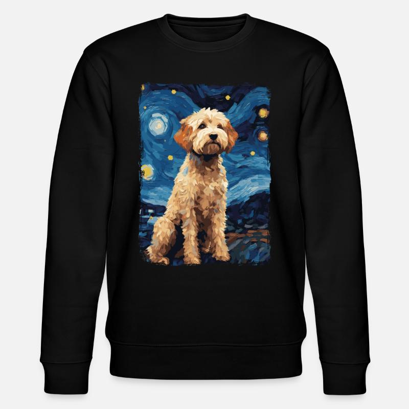 Lagotto Romagnolo Nuit étoilée - Sweat bio CHANGER Stanley/Stella Unisexe - noir