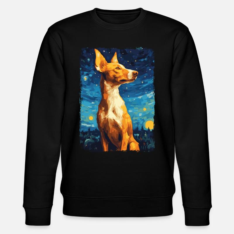 Podenco Nuit étoilée - Sweat bio CHANGER Stanley/Stella Unisexe - noir