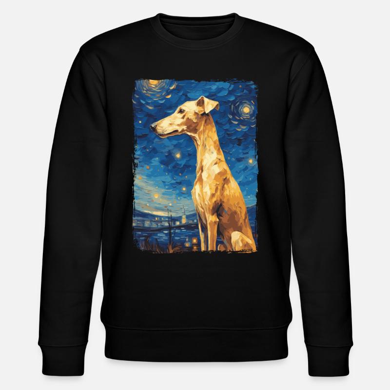 Galgo Español Nuit étoilée - Sweat bio CHANGER Stanley/Stella Unisexe - noir