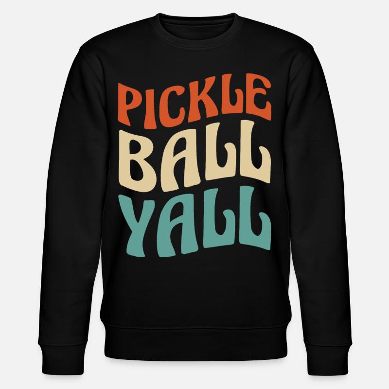Pickleball - Stanley/Stella Unisex Bio-Sweatshirt CHANGER  - Schwarz