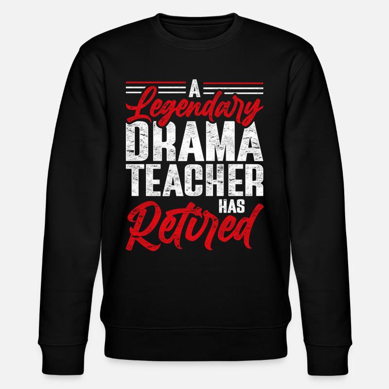 Schauspiellehrer Rente Schauspielerei - Stanley/Stella Unisex Bio-Sweatshirt CHANGER - Schwarz