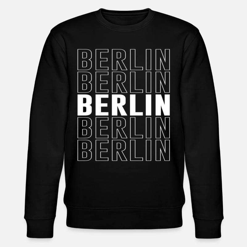 Police de Berlin Allemagne - Sweat bio CHANGER Stanley/Stella Unisexe - noir